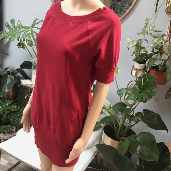 Express Red Dress Sweater - Picture 3 of 8